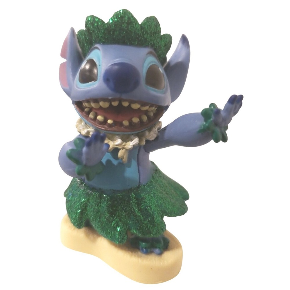 HULA STITCH from Lilo & Stitch Figurine Holiday Christmas Tree Ornament C-16